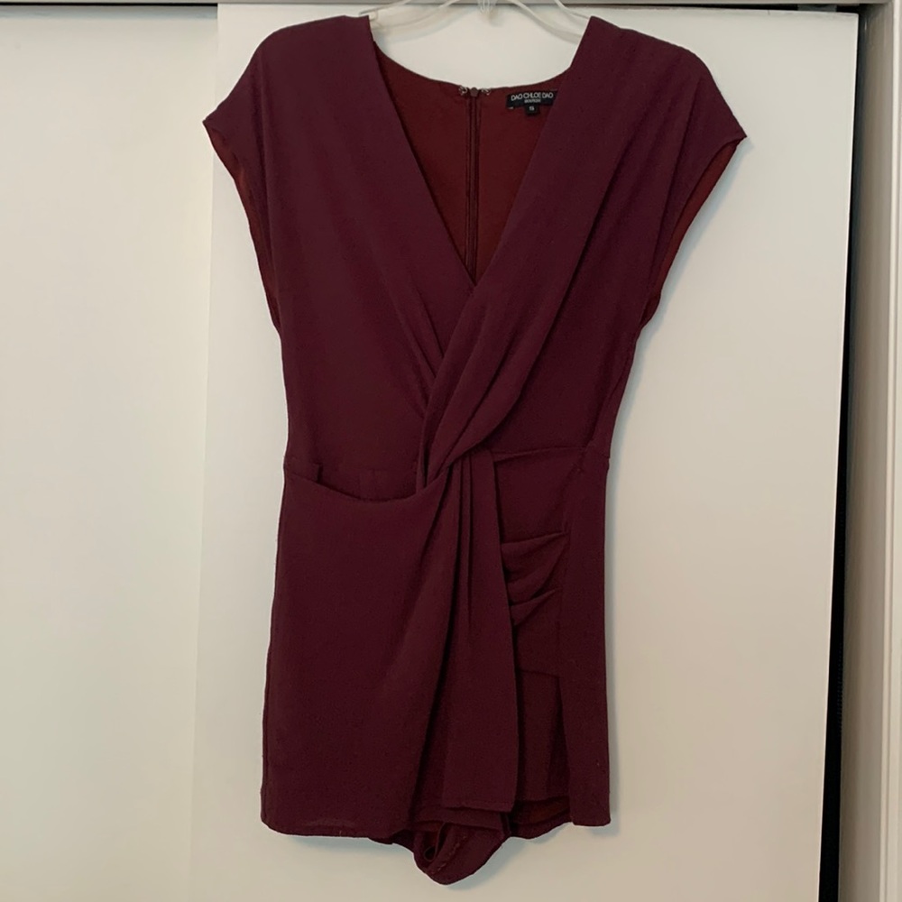 Maroon Romper
